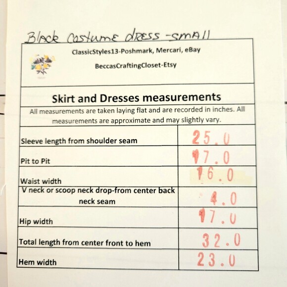 Halloween costume black velvet dress scoop neck womens size small - Picture 4 of 4